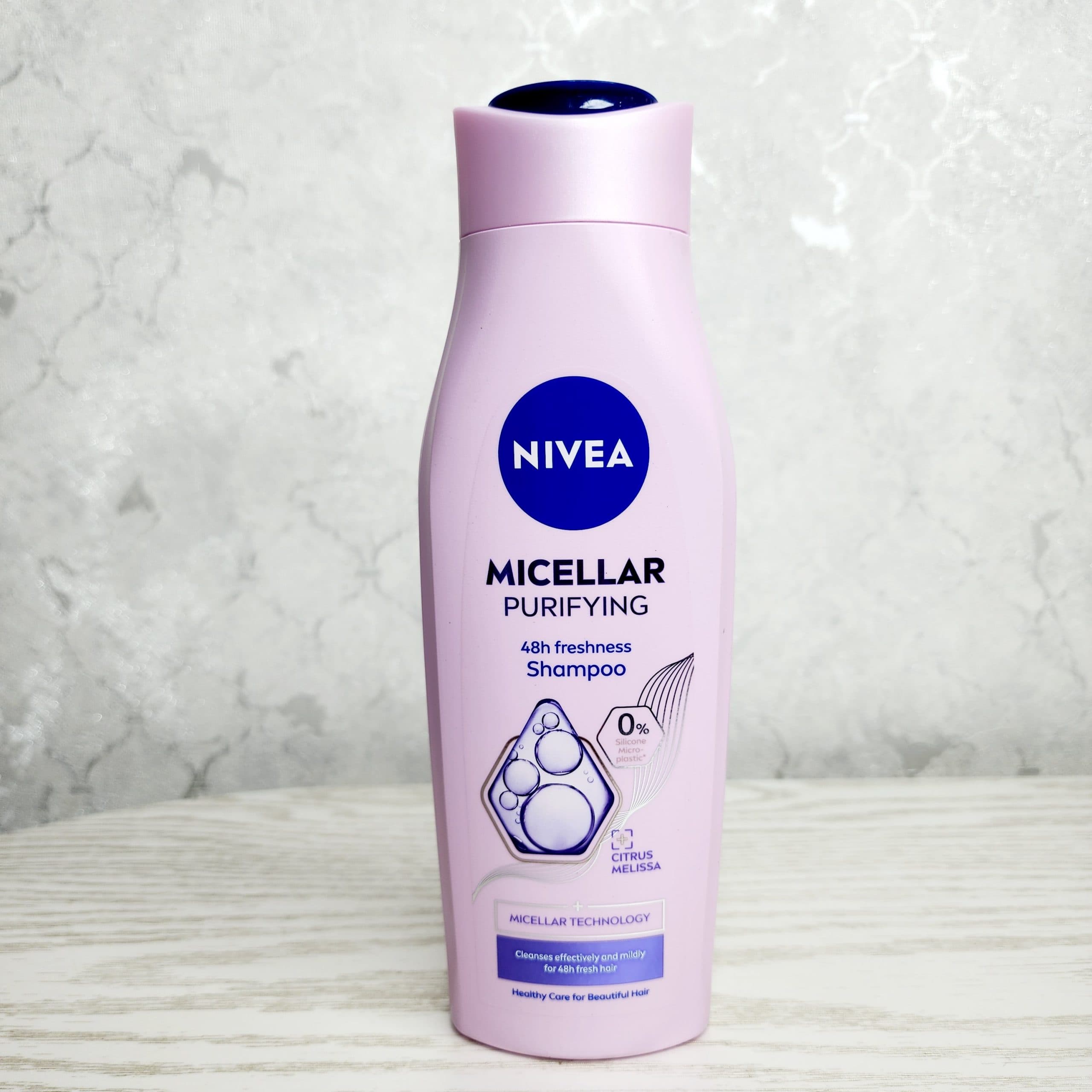 شامپو موی زنانه آلمانی نیوا NIVEA مدل PURIFYING MICELLAR برای نرمال و چرب حجم 400 میل