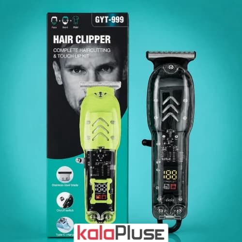 ماشین اصلاح موی سر و صورت شارژی مدل GYT-999 — تصویر ۱۲