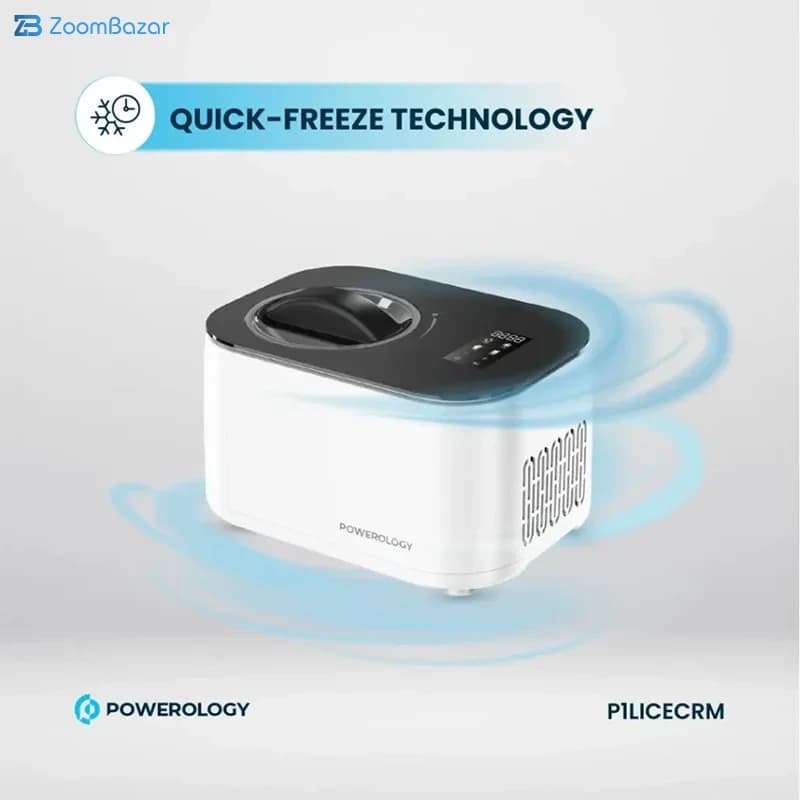 بستنی ساز خانگی پاورولوژی Ice Cream & Frozen Yogurt Machine — تصویر ۵