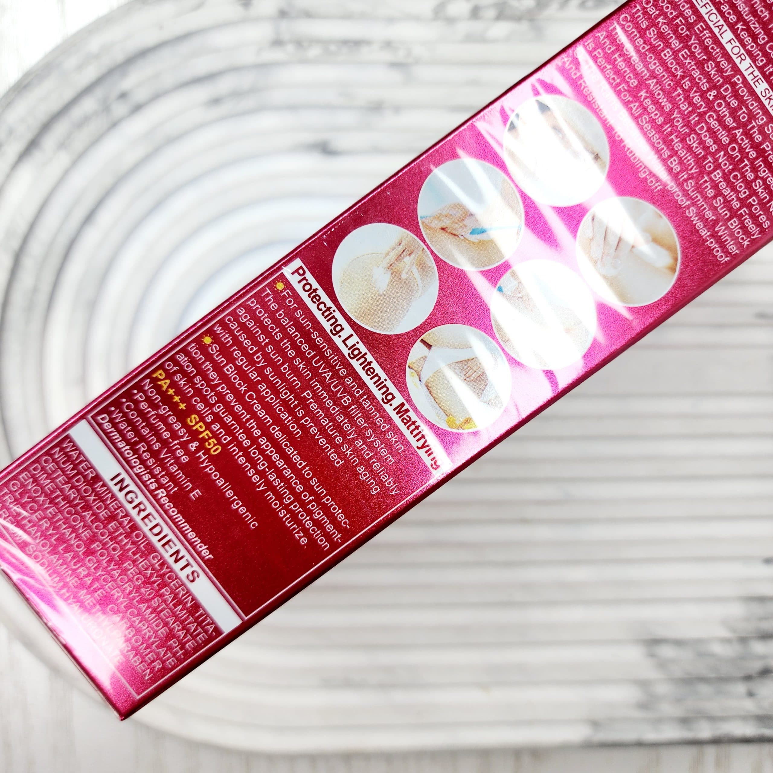 کرم ضد آفتاب SPF50 وکالی Wokali (بی رنگ) — تصویر ۸
