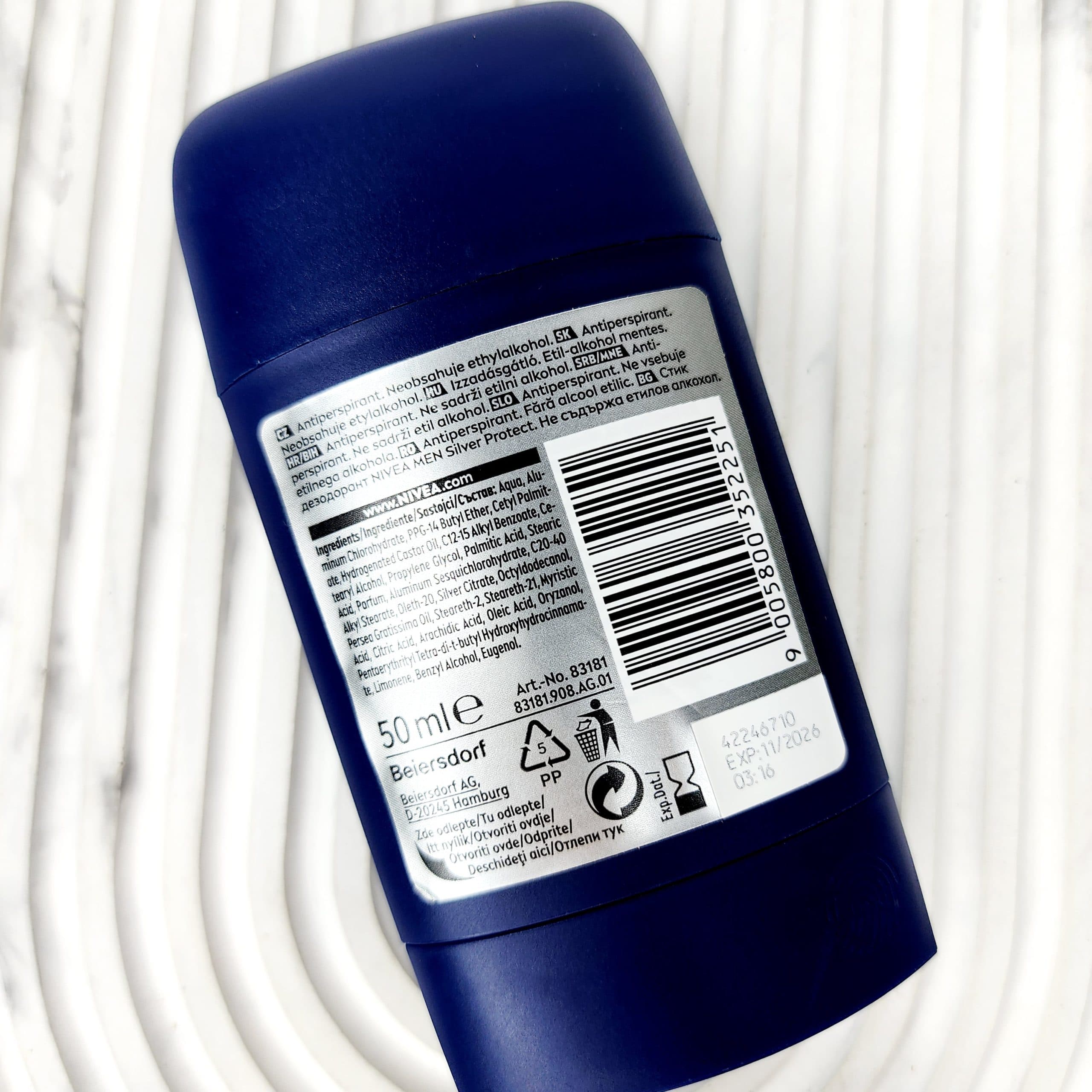 مام صابونی مردانه نیوا Nivea مدل Silver Protectحجم 50 میل-دو لیبل — تصویر ۹