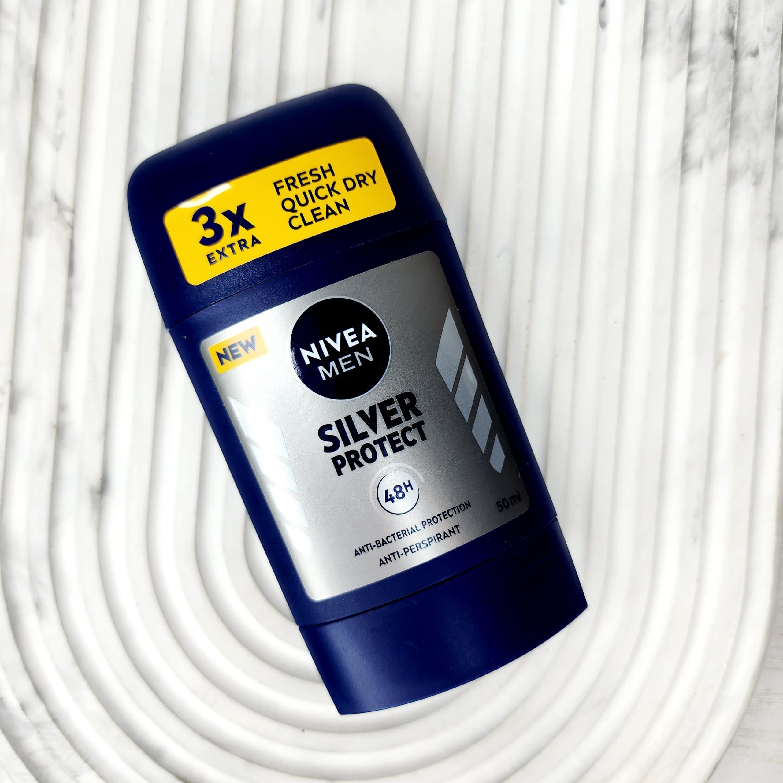 مام صابونی مردانه نیوا Nivea مدل Silver Protectحجم 50 میل-دو لیبل