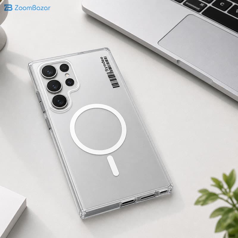 قاب اپیکوی مدل Syndee Transparent Magsafe مناسب برای گوشی موبایل سامسونگ Galaxy S25 FE — تصویر ۶