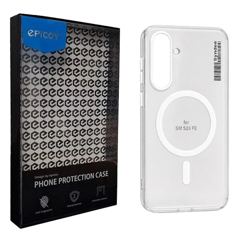 قاب اپیکوی مدل Syndee Transparent Magsafe مناسب برای گوشی موبایل سامسونگ Galaxy S25 FE