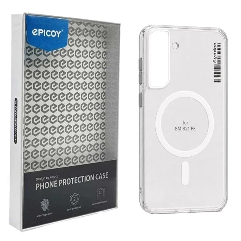 قاب اپیکوی مدل Syndee Transparent Magsafe مناسب برای گوشی موبایل سامسونگ Galaxy S21 FE