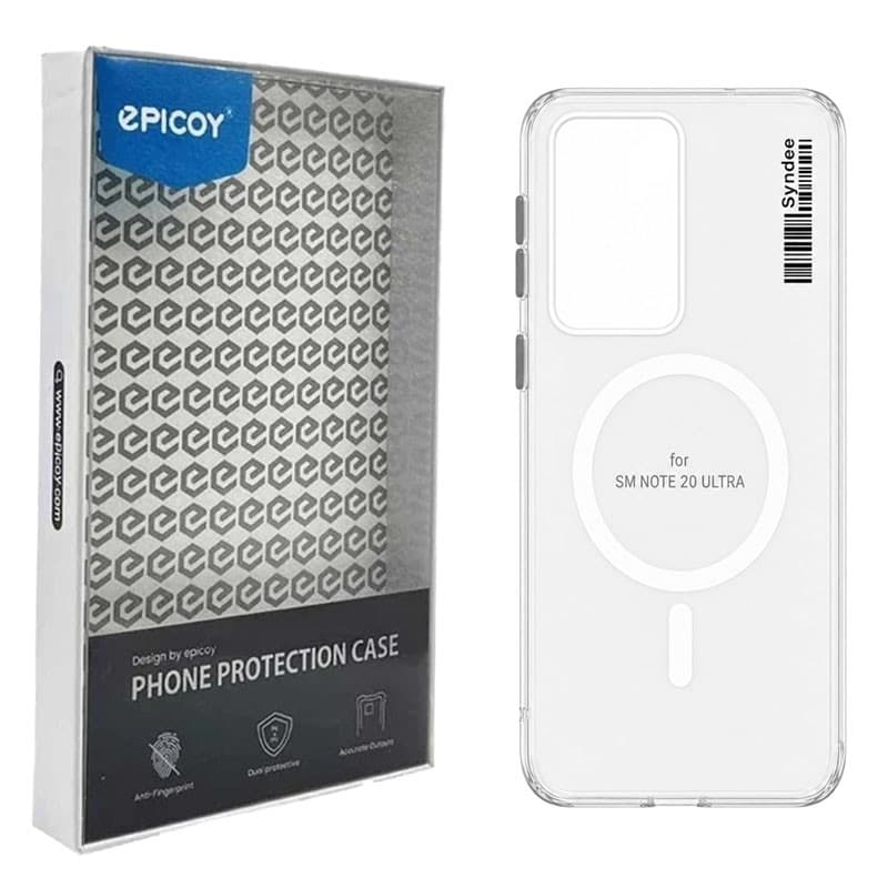 قاب اپیکوی مدل Syndee Transparent Magsafe مناسب برای گوشی موبایل سامسونگ Galaxy Note 20 Ultra