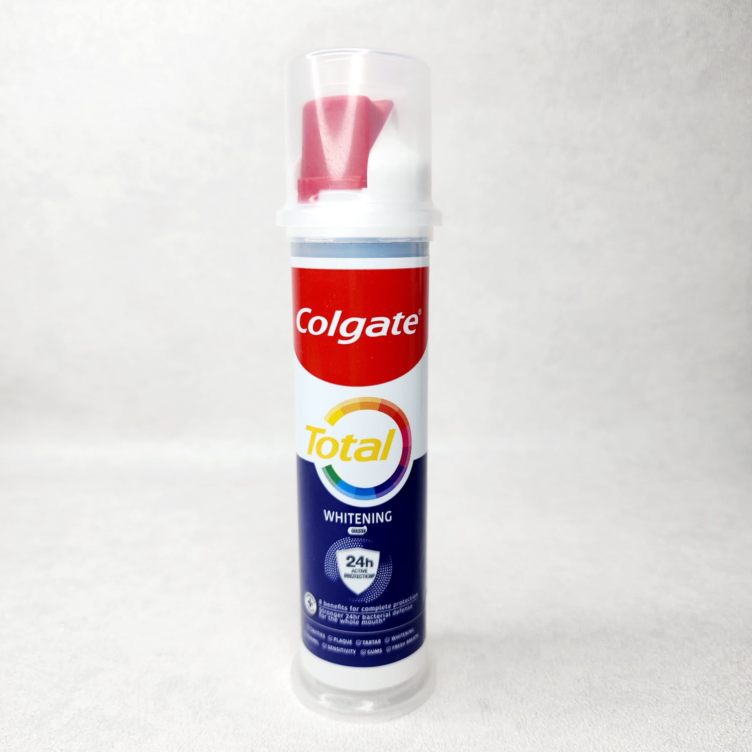 خمیردندان پمپی کلگیتColgateمدلTotal WHITENING