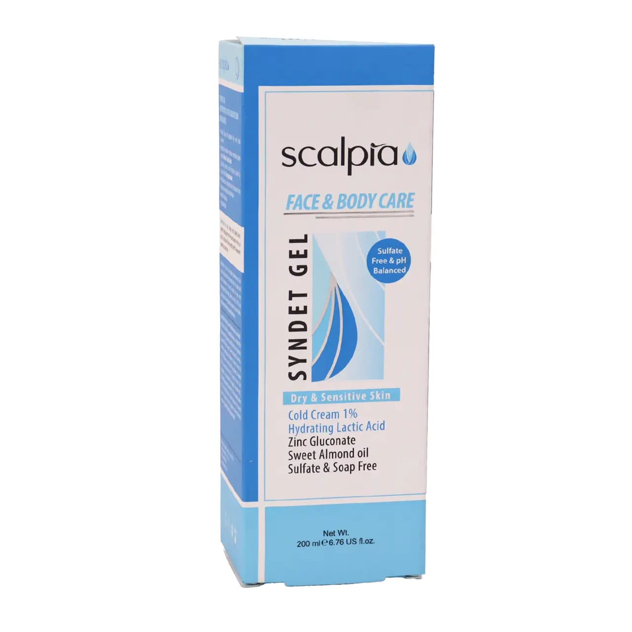ژل شوینده غیر صابونی پوست خشک و حساس اسکالپیا 200 گرم