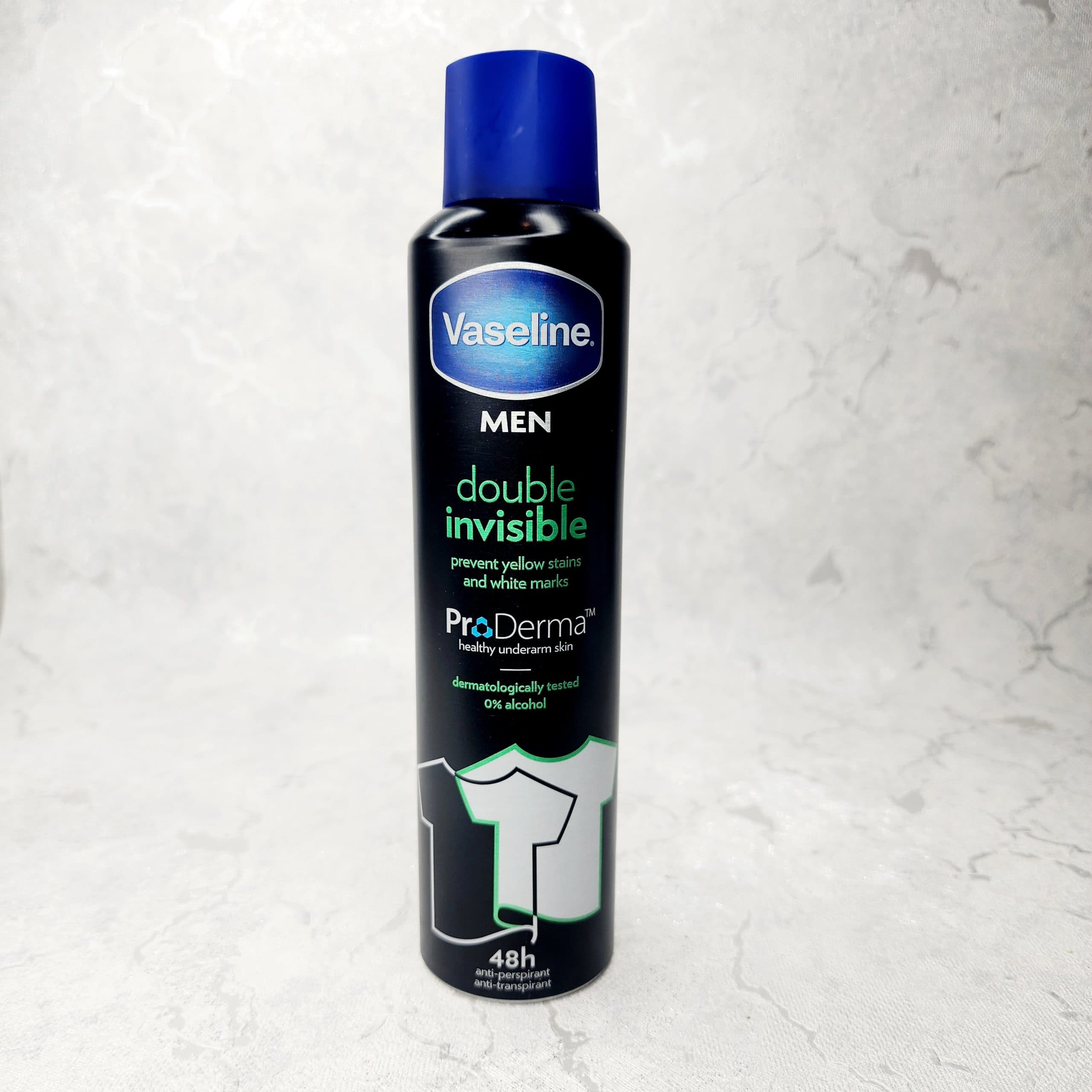 اسپری ضد تعریق 48 ساعته مردانه وازلین Vaseline مدل Double Invisible MEN(250 میل)