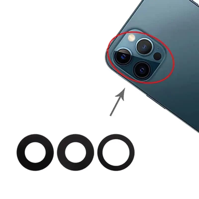 شیشه دوربین آیفون 12 پرو مکس / Iphone 12 Pro Max — تصویر ۳