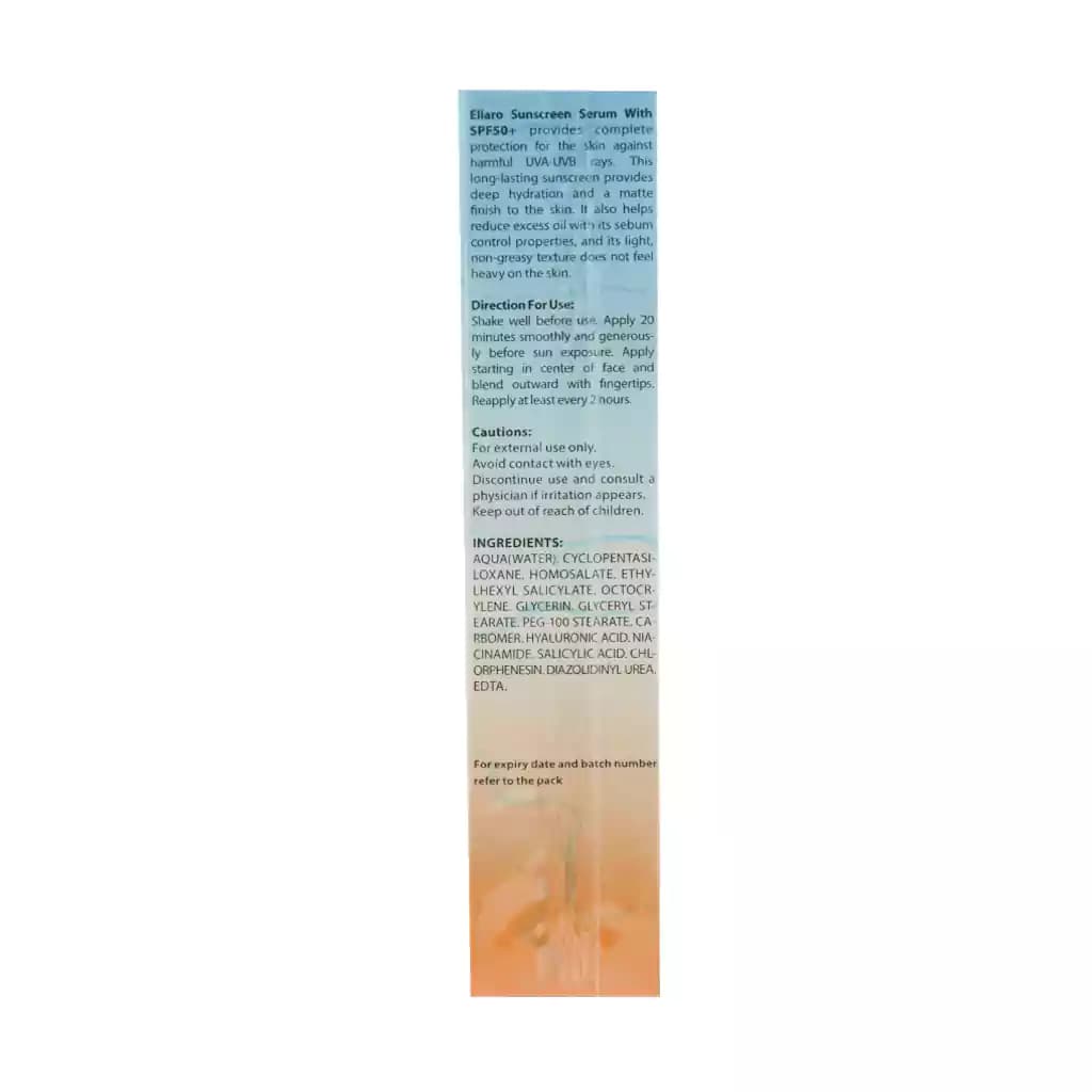 سرم ضد آفتاب SPF50 الارو مناسب انواع پوست حاوی هیالورونیک اسید 40 میلی لیتر — تصویر ۷