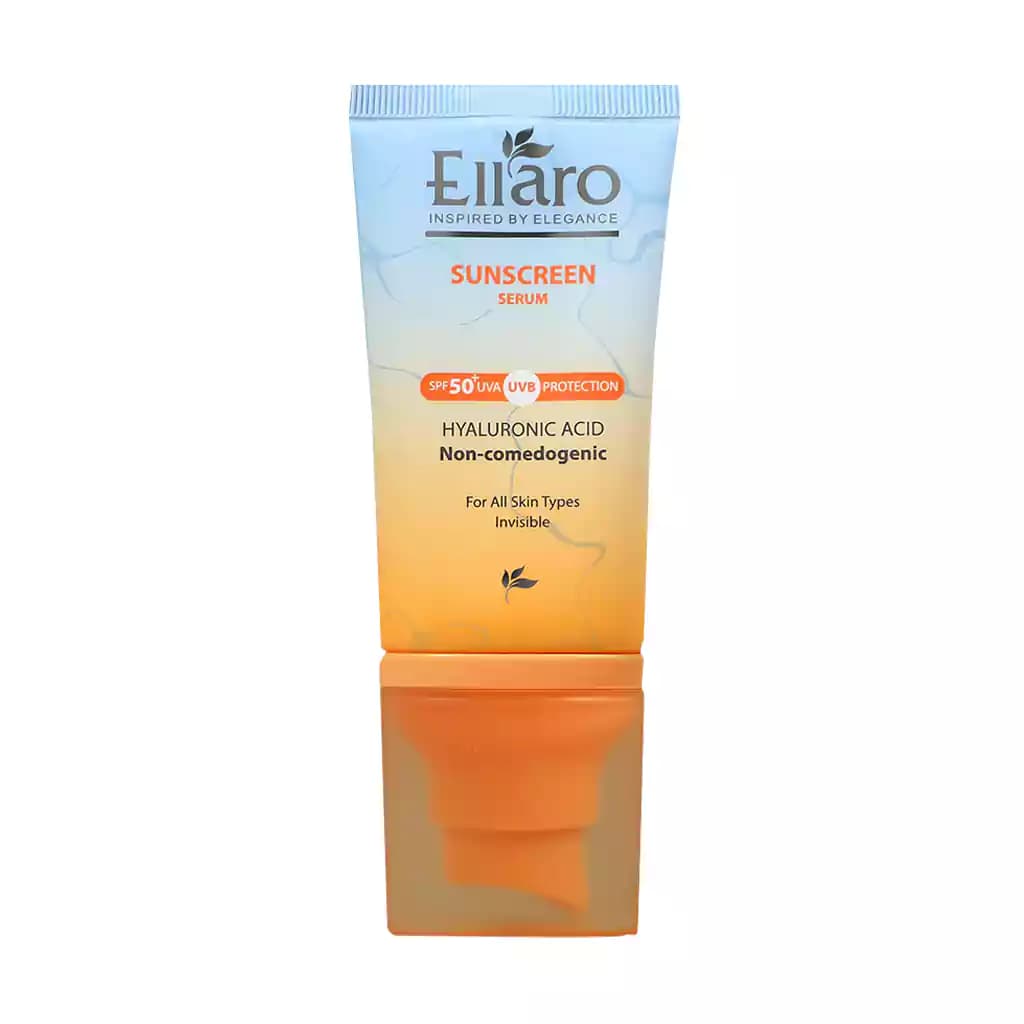 سرم ضد آفتاب SPF50 الارو مناسب انواع پوست حاوی هیالورونیک اسید 40 میلی لیتر
