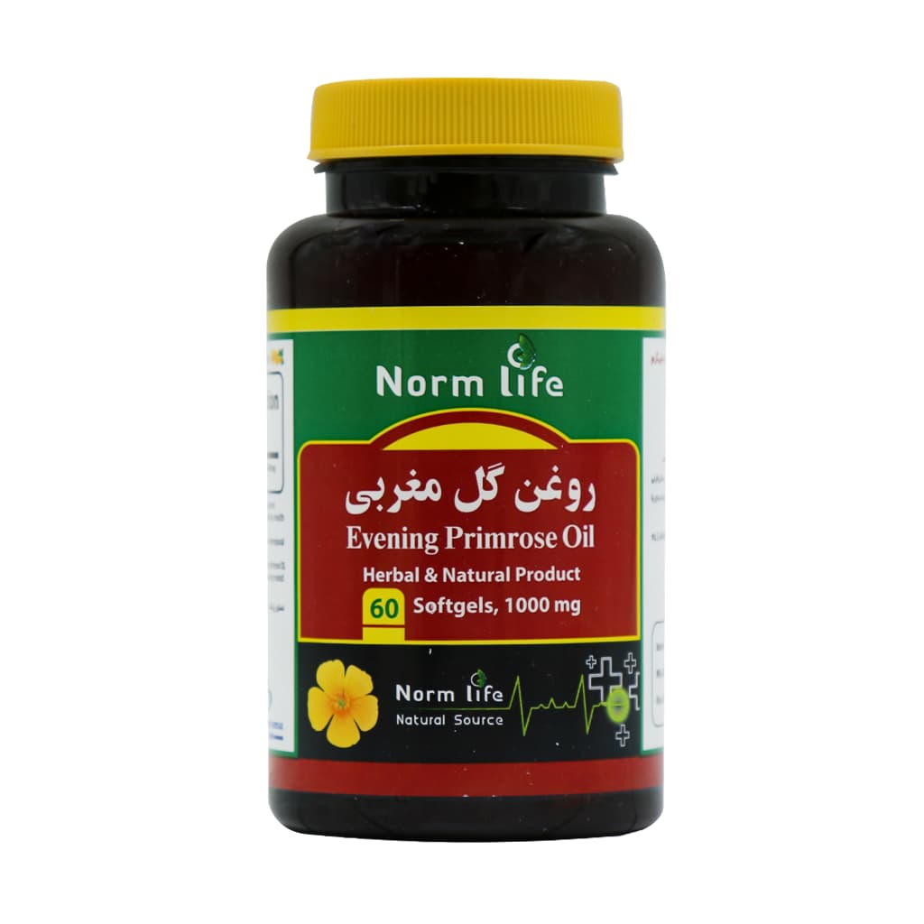 سافت ژل روغن گل مغربی نورم لایف 60 عدد — تصویر ۲