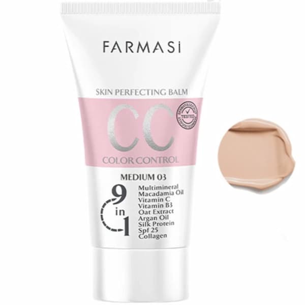 سی سی کرم فارماسی شماره 03 رنگ متوسط حجم 50 میل