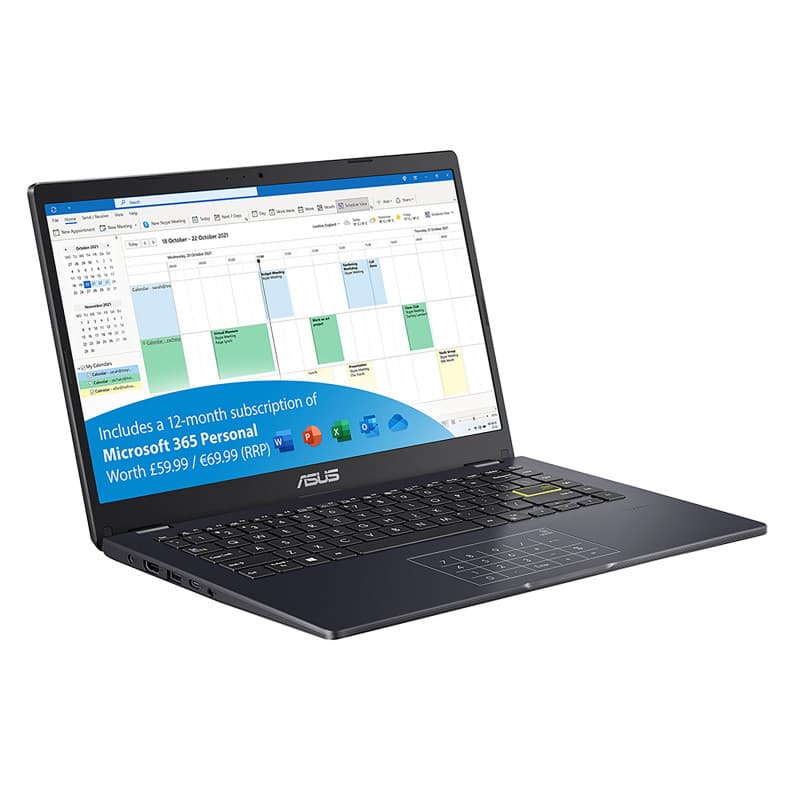 لپ تاپ 14اینچ ایسوس مدل ASUS VIVOBOOK E410KA Pentium N6000 4GB 64GB 256GB SSD INT — تصویر ۴