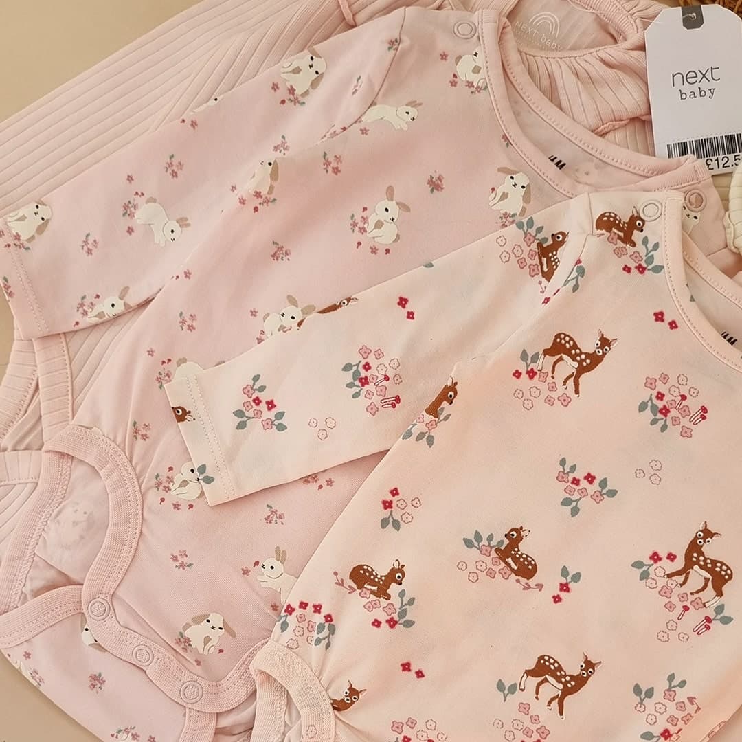 بادی های طرح دار و کبریتی دخترانه از برند H&M و Next – کد LK1191 — تصویر ۵
