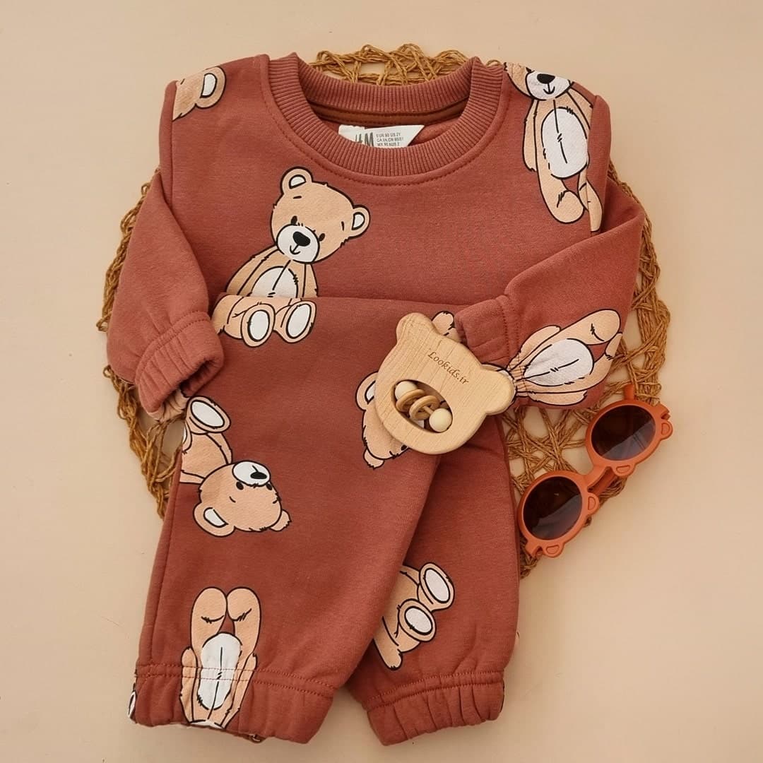 ست بلوز شلوار توکرکی خرسی از برند h&m – کد LK1177 — تصویر ۱۱