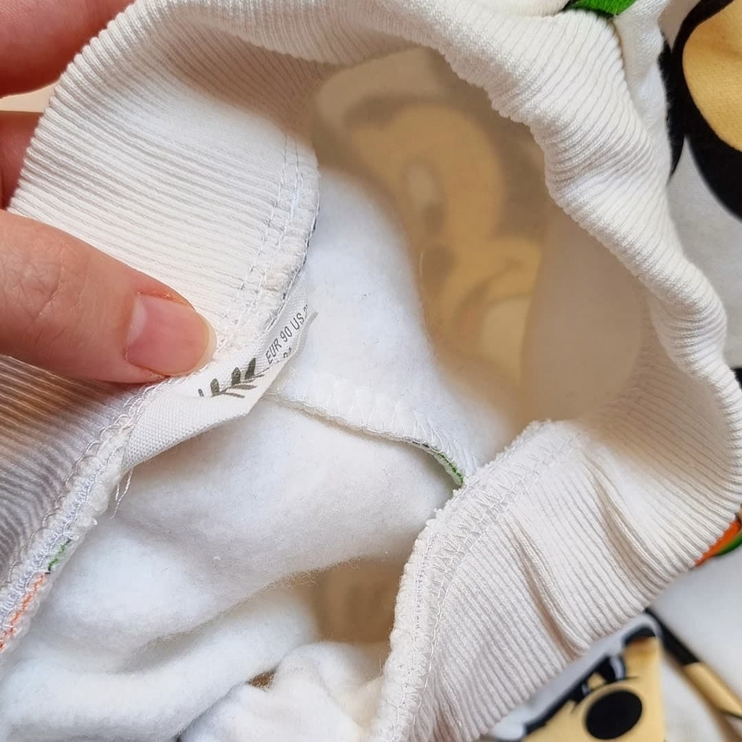 ست بلوز شلوار توکرکی طرح میکی موس از برند h&m – کد LK1068 — تصویر ۶