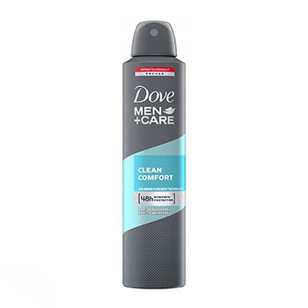 اسپری ضد تعریق مردانه داو مدل Clean Comfort حجم 250 میل — تصویر ۳