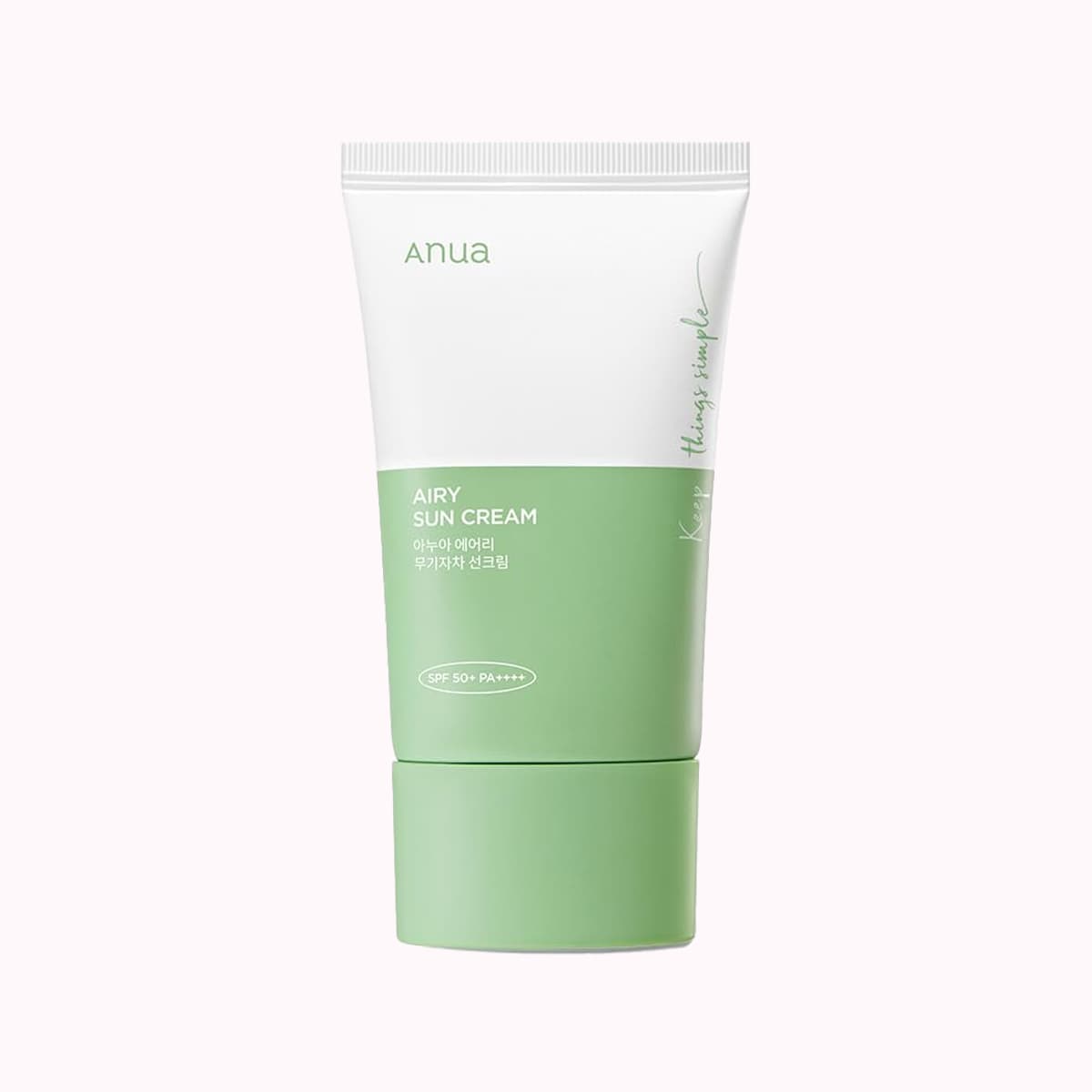 کرم ضدآفتاب بی رنگ آنوا مدل Airy حجم 50 میل