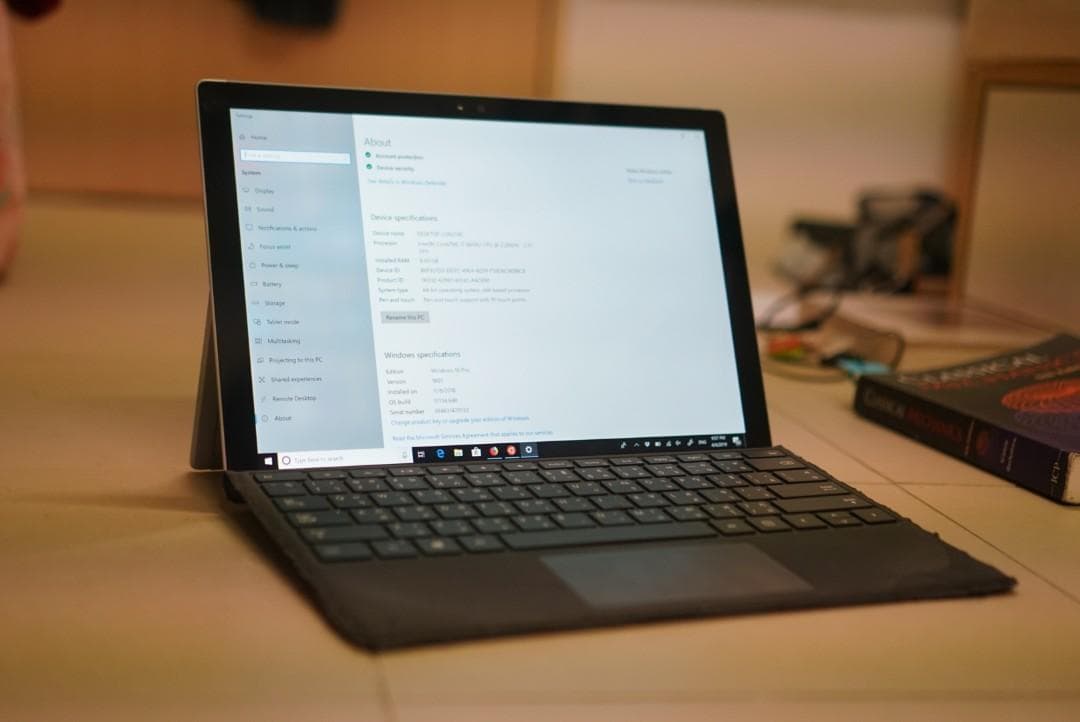 مایکروسافت سرفیس پرو 4 مدل Microsoft Surface Pro 4 M3 6th gen 4GB 128 SSD