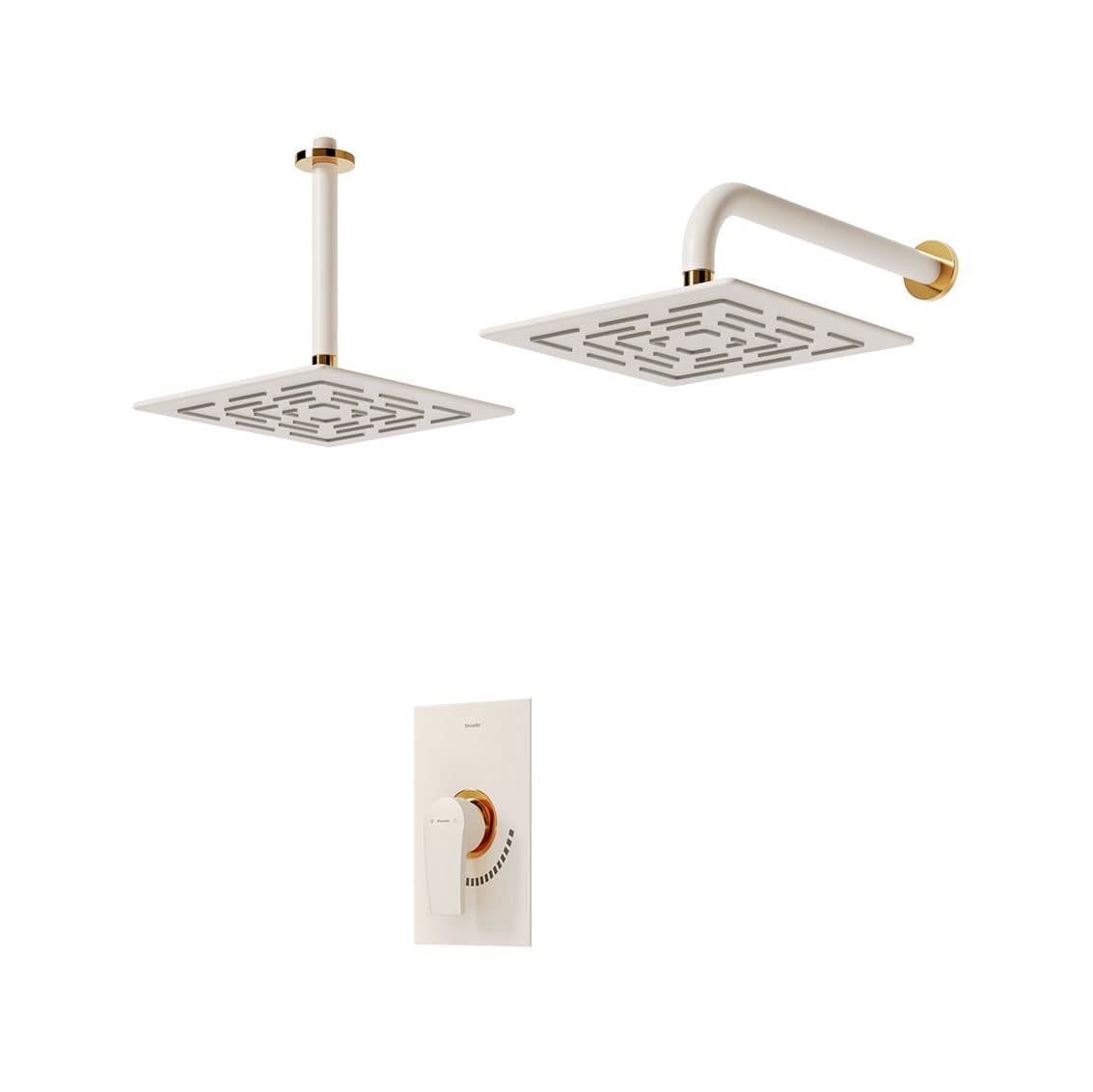 شیر توکار شودر مدل رومر پلاس BRASS تیپ یک