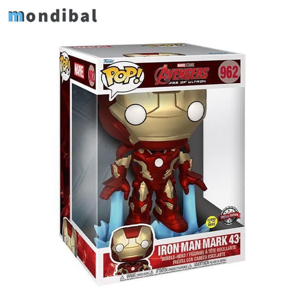 اکشن فیگور فانکو پاپ مدل مرد آهنی مارک ۴۳ Iron Man Mark 43 Funko Pop — تصویر ۴
