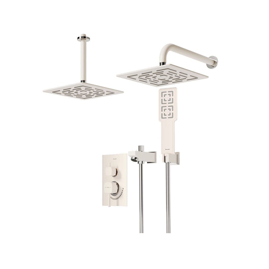 شیر توکار شودر مدل رومر BRASS تیپ چهار