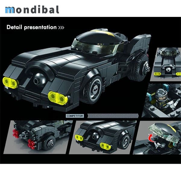 ساختنی پانلوس بریک مدل بتموبیل بتمن کد ۶۶۶۰۴۰ Batmobile Batman — تصویر ۶