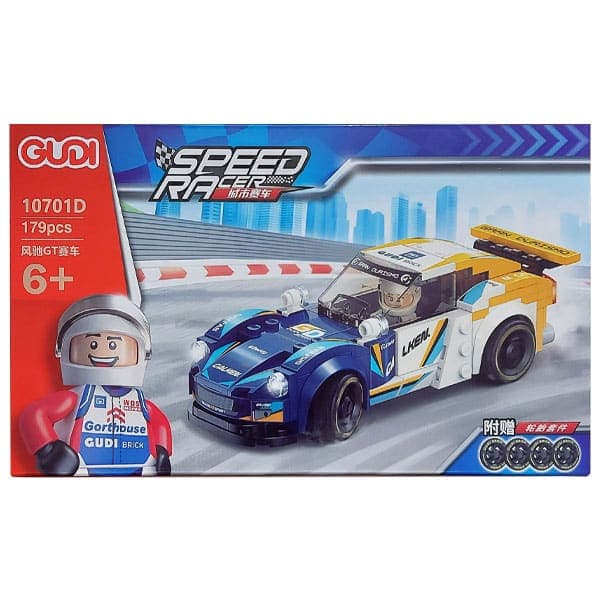 ساختنی گودی مدل ماشین مسابقه‌ای کد ۱۰۷۰۱D از سری Speed Racer