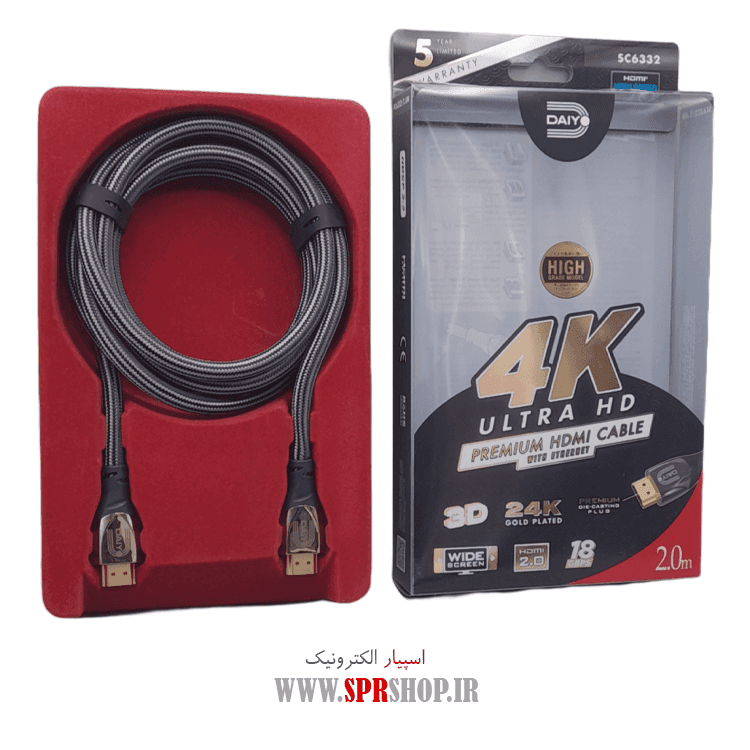 ABZ CABLE HDMI 4K DAIYO SC-6332 2M — تصویر ۴