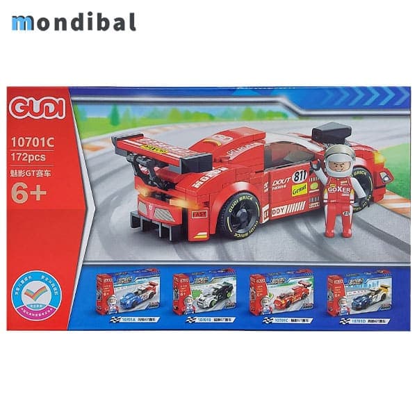 ساختنی گودی مدل ماشین مسابقه‌ای کد ۱۰۷۰۱C از سری Speed Racer — تصویر ۵