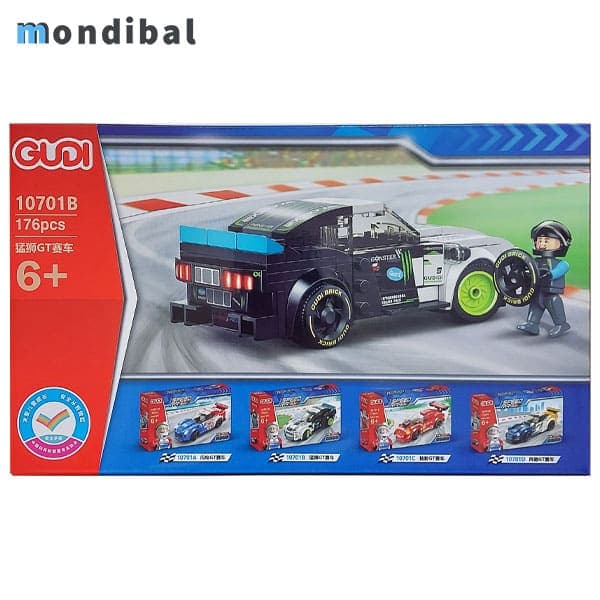 ساختنی گودی مدل ماشین مسابقهای کد ۱۰۷۰۱B از سری Speed Racer — تصویر ۳