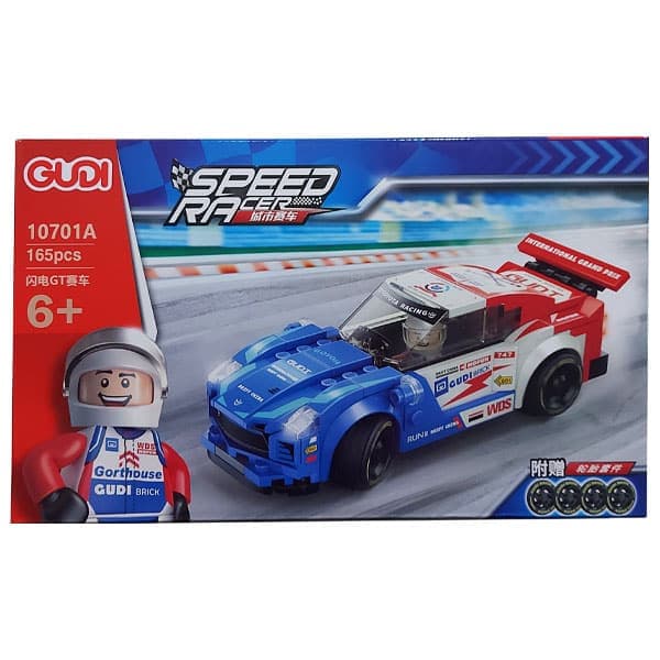 ساختنی گودی مدل ماشین مسابقهای کد ۱۰۷۰۱A از سری Speed Racer