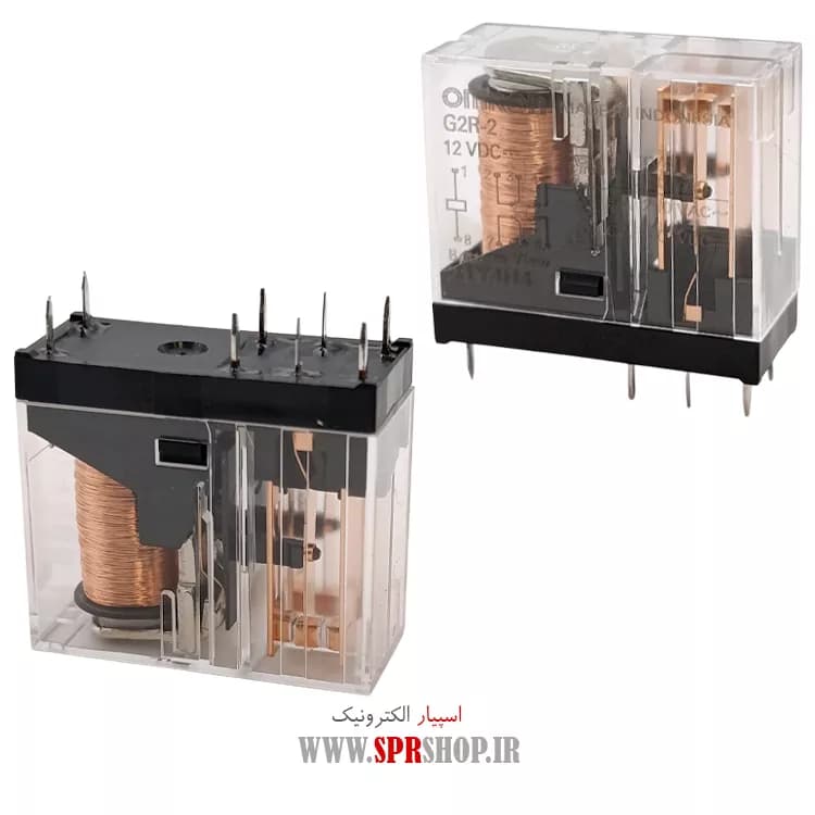 RELAY 12V 5A 2C 8PIN G2R-2 (511) — تصویر ۲