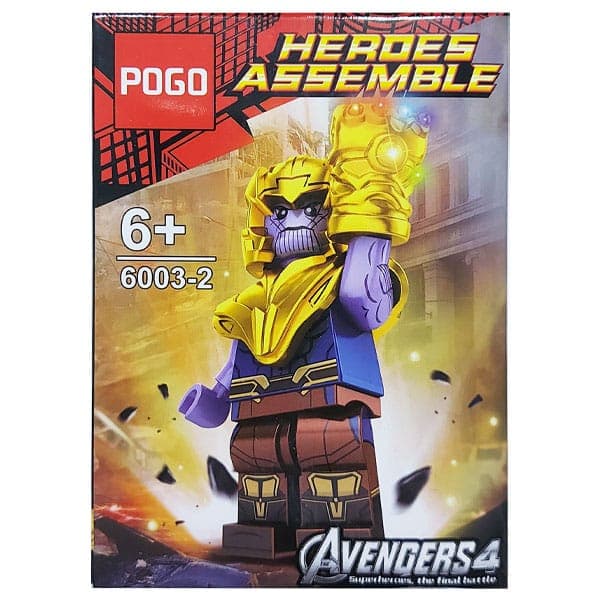 ساختنی پوگو مدل تانوس کد ۲ از سری Heroes Assemble 6003