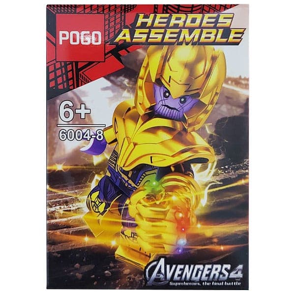 ساختنی پوگو مدل تانوس کد ۸ از سری Heroes Assemble 6004 — تصویر ۴