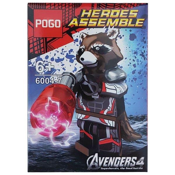 ساختنی پوگو مدل راکت راکون کد ۷ از سری Heroes Assemble 6004 — تصویر ۴
