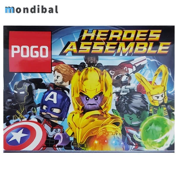 ساختنی پوگو مدل لوکی کد ۱ از سری Heroes Assemble 6004 — تصویر ۳