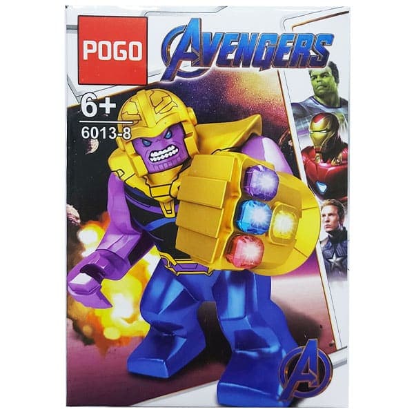 ساختنی پوگو مدل تانوس کد ۸ از سری Avengers 6013 — تصویر ۲