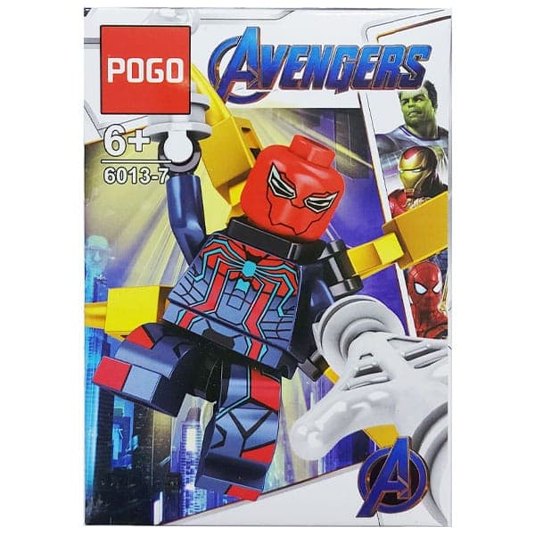 ساختنی پوگو مدل مرد عنکبوتی آهنی کد ۷ از سری Avengers 6013