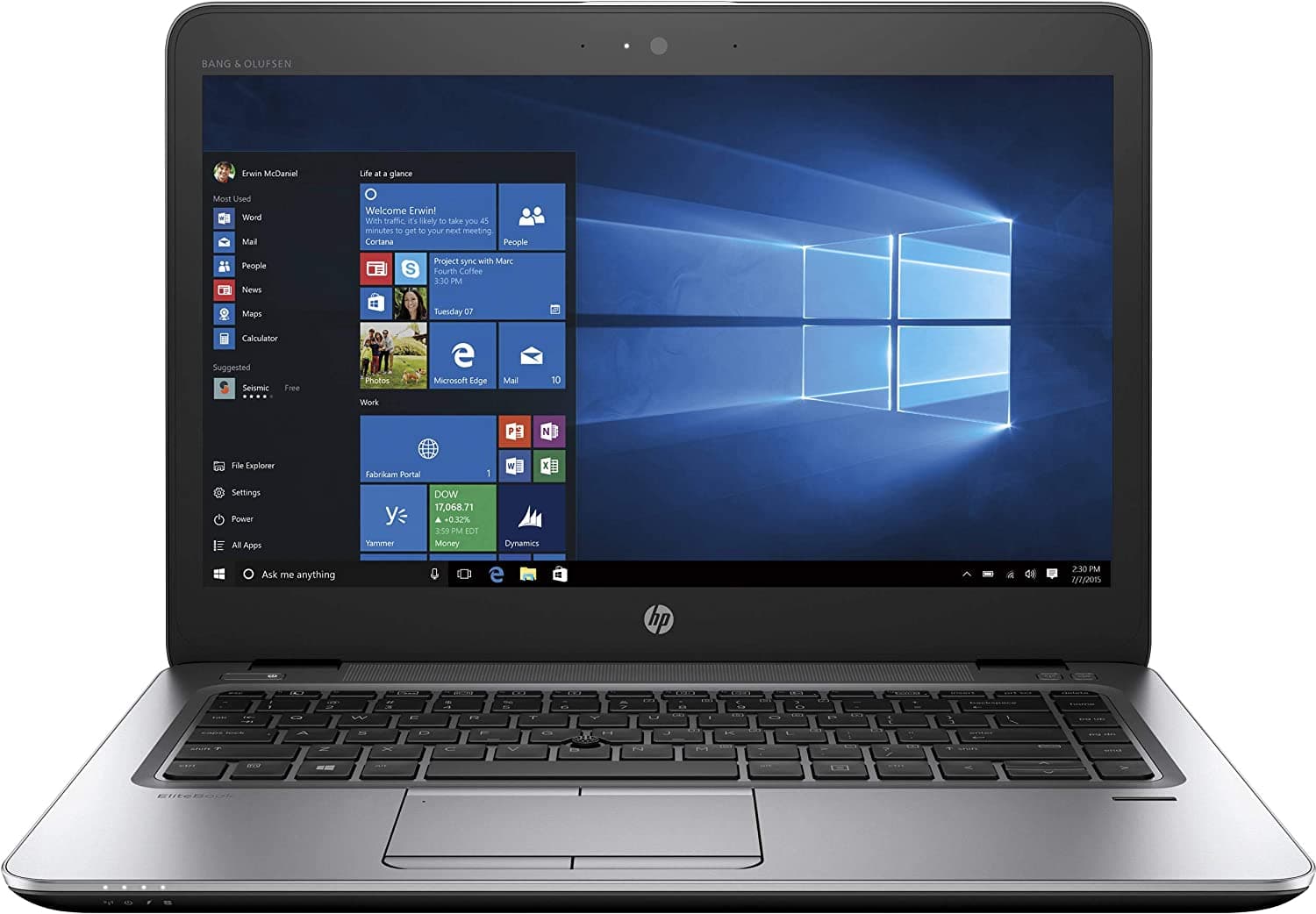 لپ تاپ استوک HP EliteBook 840 G4 با پردازنده i5 نسل 7، رم 8GB و حافظه 256GB SSD — تصویر ۷