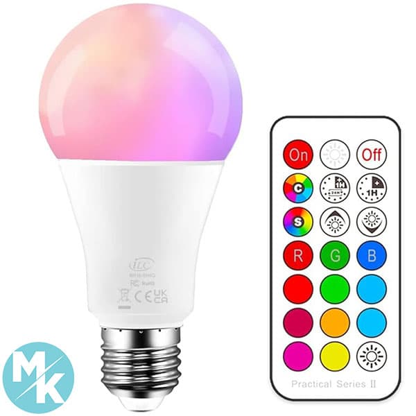 لامپ LED با قابلیت تغییر رنگ برند rgbw مدل BR18-SH4Q