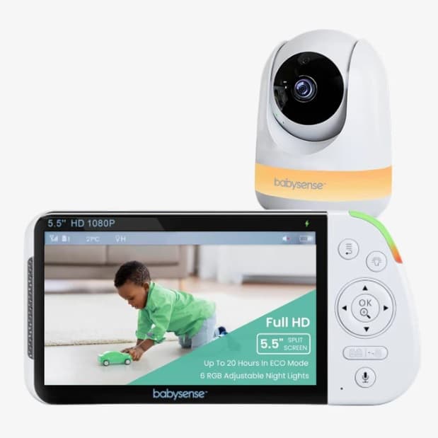 پیجر و مانیتور اتاق کودک برند Babysense مدل Max View استوک