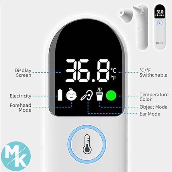 دماسنج دیجیتالی گوش و پیشانی برند AILE مدل MDI231 — تصویر ۳