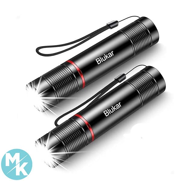چراغ قوه قابل تنظیم دو عددی 2000 لومن برند ‎Blukar مدل K9130