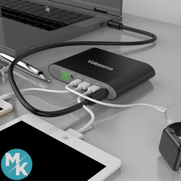 پاوربانک لپ تاپ قابل حمل 25000mAh برند Volessence مدل NJF-2 — تصویر ۶
