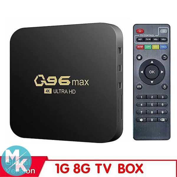 اندروید باکس 4k برند MANGOMAN مدل Q96 MAX 8GB+128GB