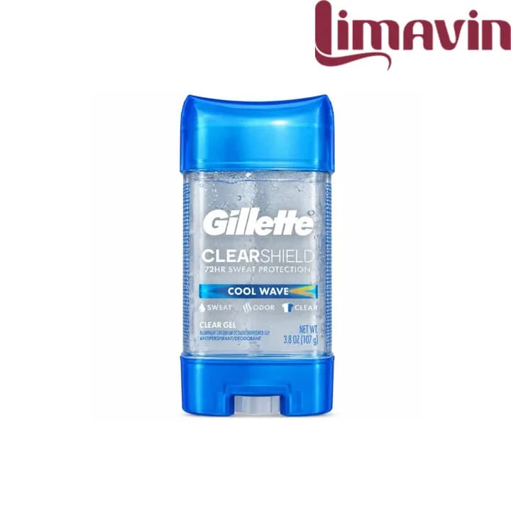 استیک ژلی ضدتعریق ژیلت مدل Cool Wave حجم 107گرم