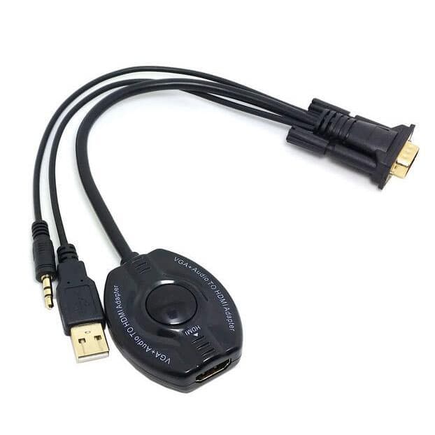 تبدیل VGA به HDMI با صدا و USB (لمونتک) — تصویر ۵